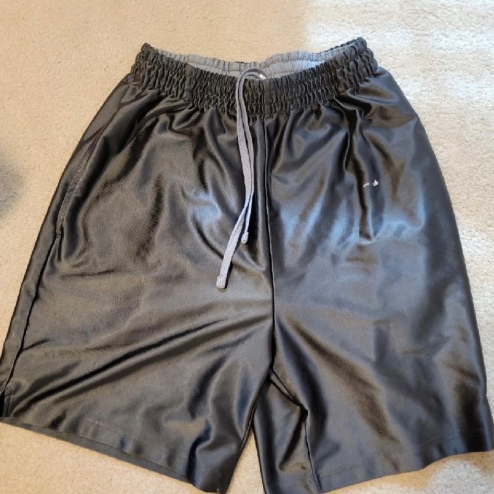 5/$10 Athletic Works Silver Medium Basketball Shorts